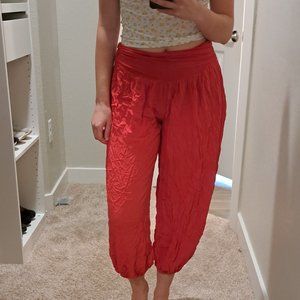 Red pants